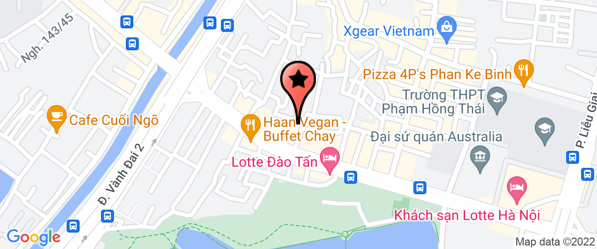 Map go to Huong Vuong Trading Development and Investments Company Limited