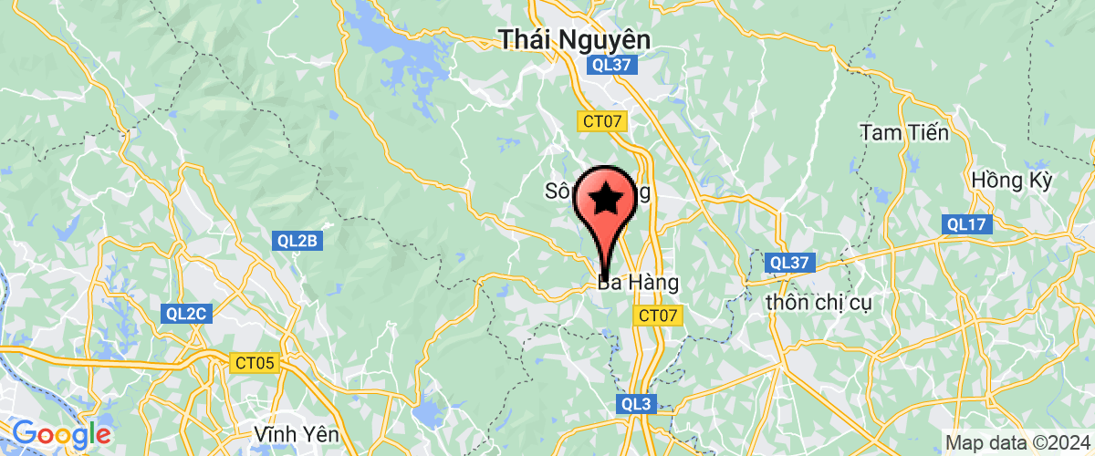 Bản đồ đến Công Ty TNHH Thương Mại Bảo Trang Thái Nguyên