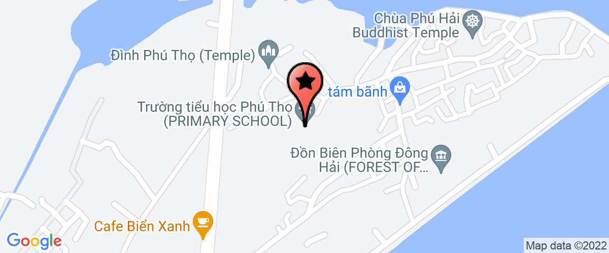 Map go to Giong VietNam Shrimp Production Company Limited