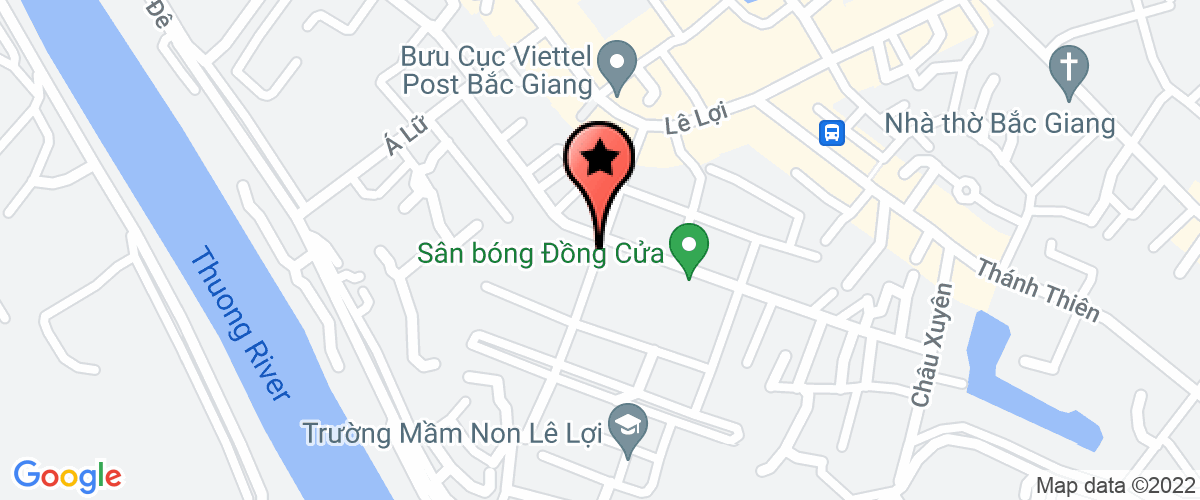 Map go to Van phong doan dai bieu Quoc hoi va Hoi dong nhan dan Bac Giang Province