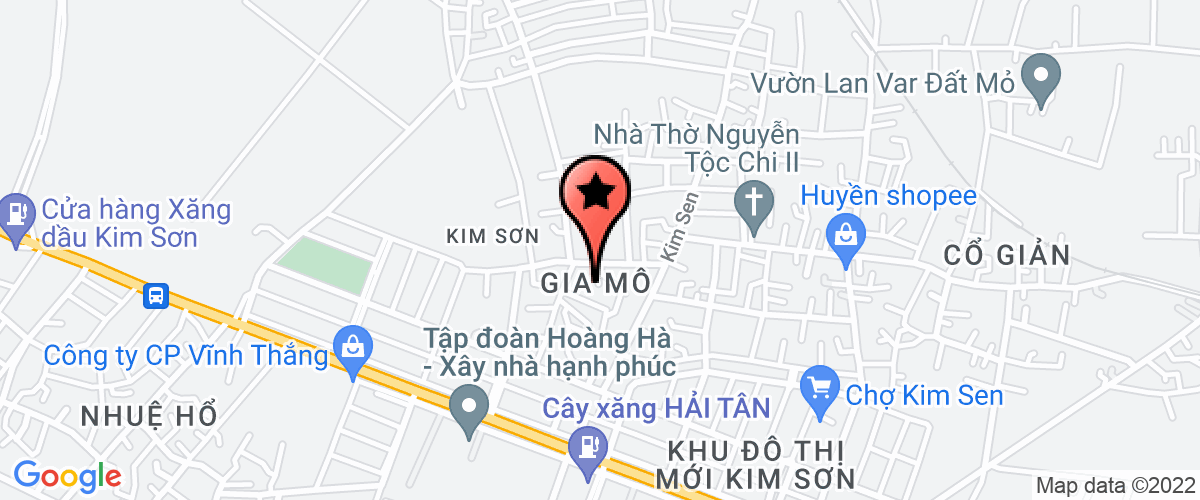 Map go to Uy ban nhan dan Kim son