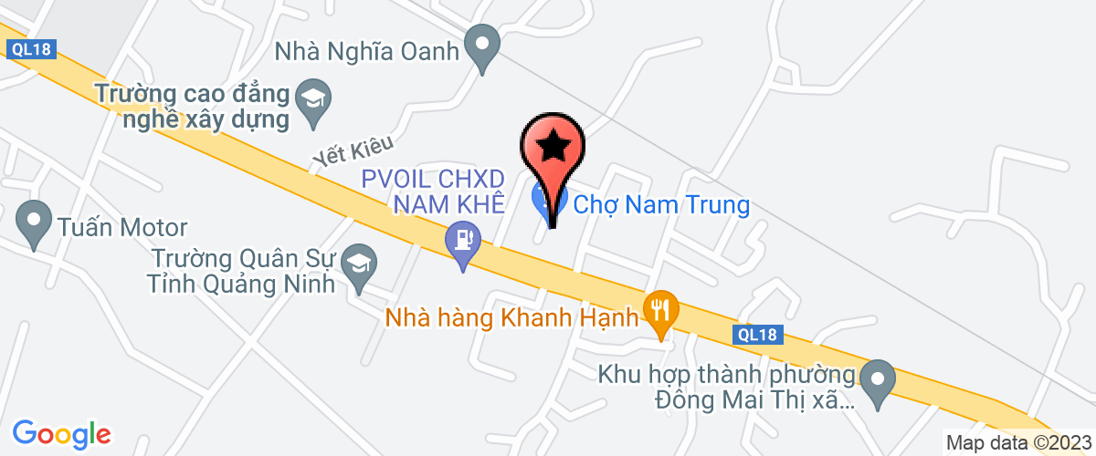 Map go to Truong Dai Hoc Ha Long