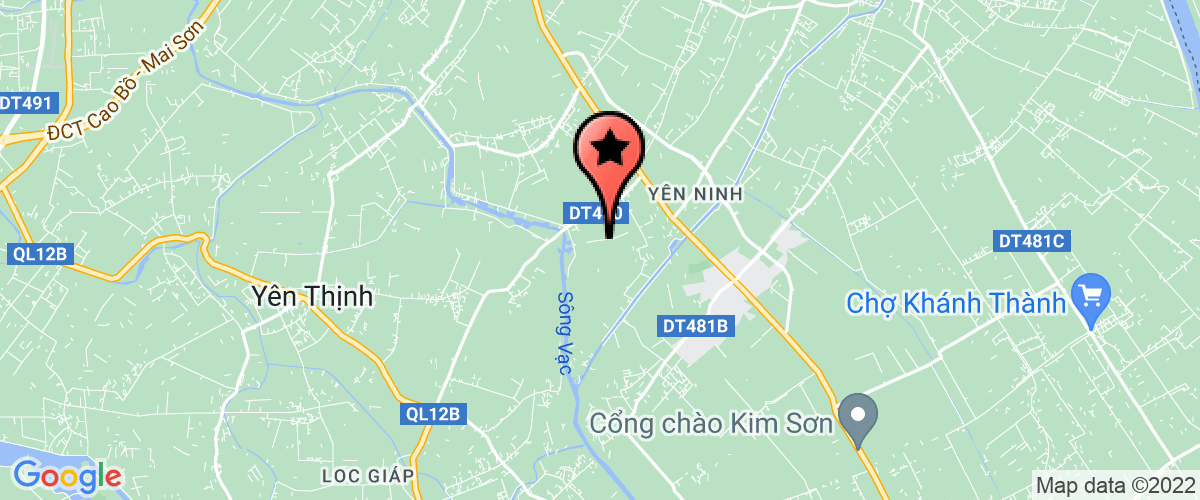 Map go to Tram Khanh Ninh Medical
