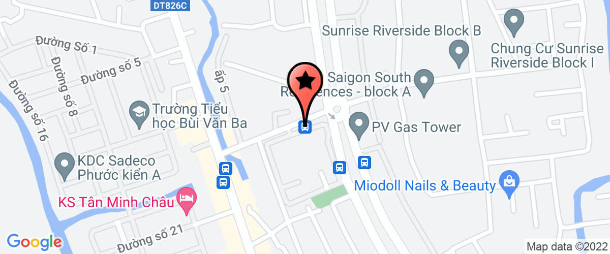Map go to Gia Su Tieng Anh Curl John Company Limited