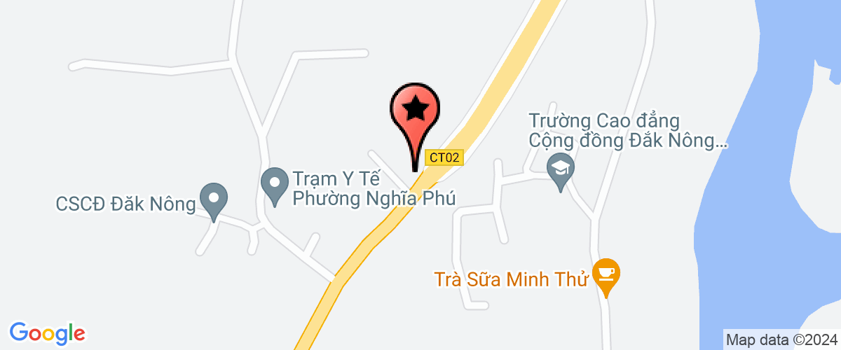 Map go to Representative office of  Tham Dinh GiA Dong A in Dak Nong Province Service Investment Company Limited