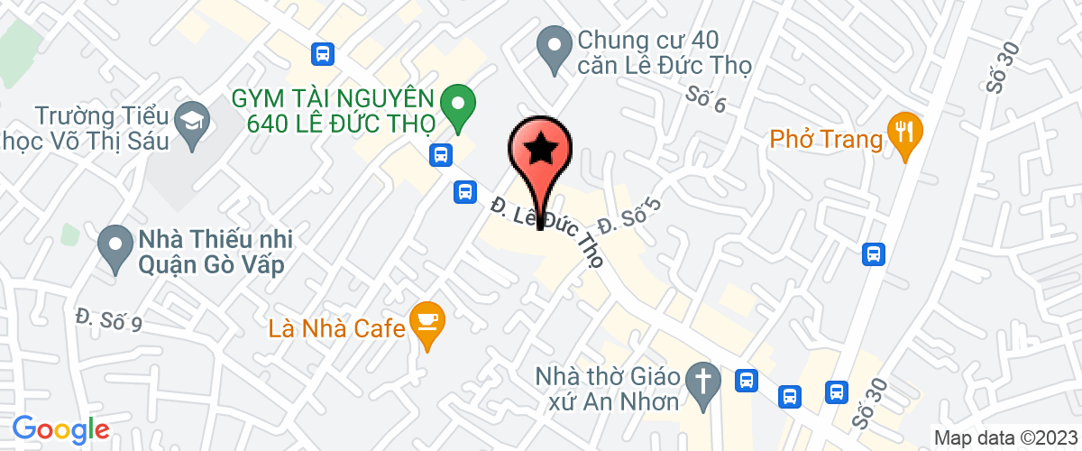 Map go to Huong Nghiep Day Nghe Quan Go Vap General Technical Center