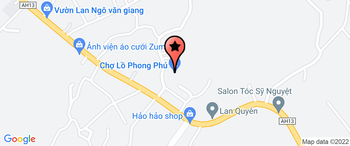 Map go to Dich vu dien nang xa Phong Phu Co-operative