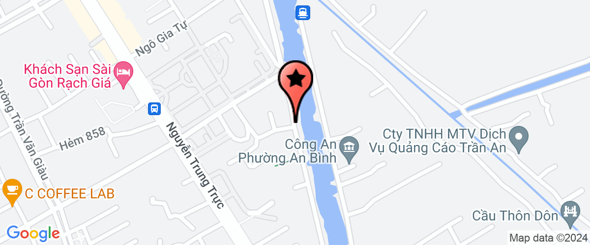 Map go to Kien Nam Vinh Construction Design Company Limited