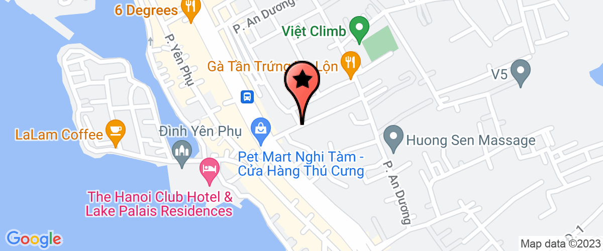 Map go to Hoang Hieu Service and Trading Investment Company Limited