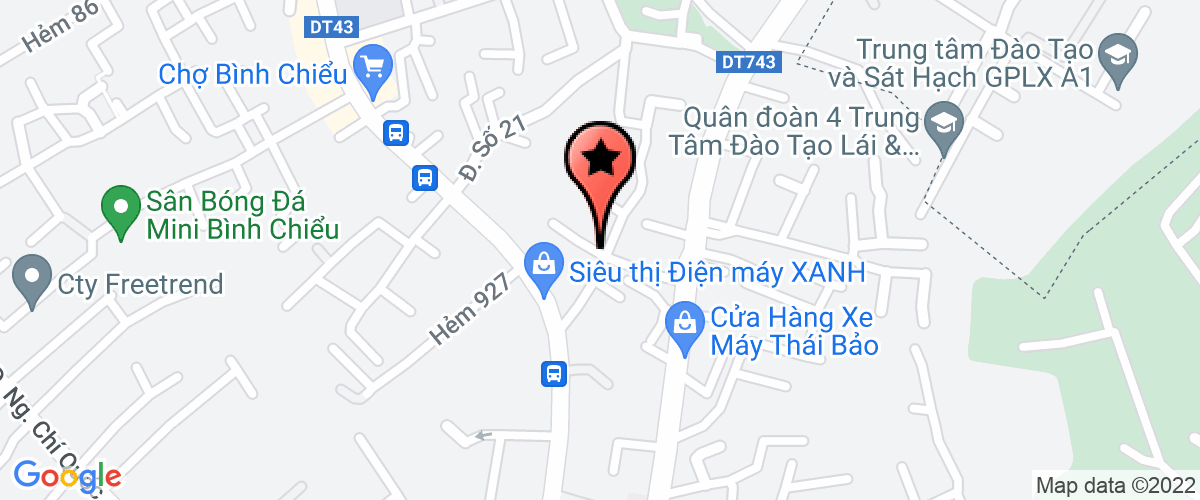 Map go to Dia Chat Doan Vu Construction Company Limited