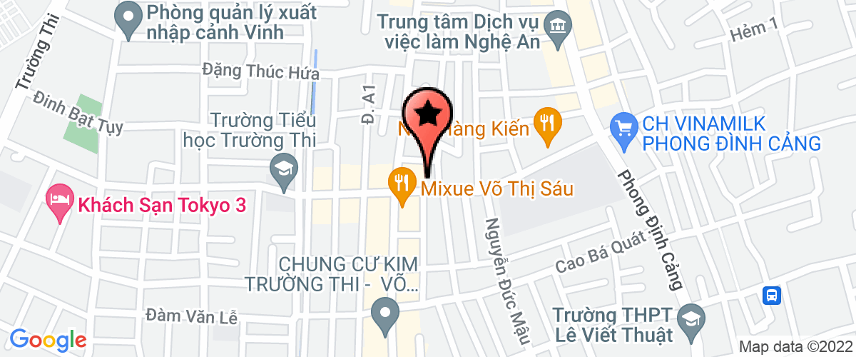 Map go to Yen Trung Company Limited
