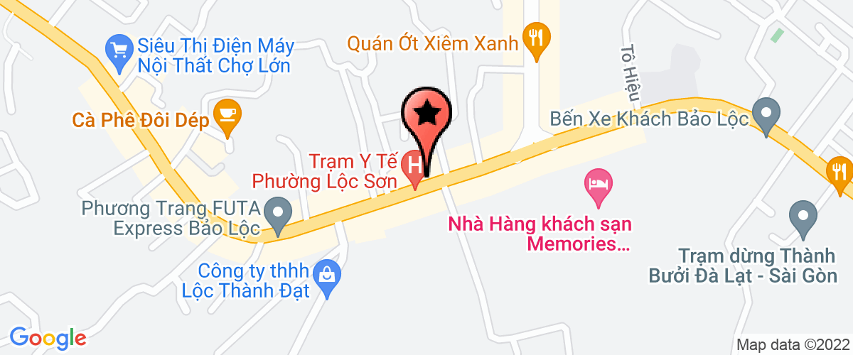 Map go to Bao Thai An Company Limited