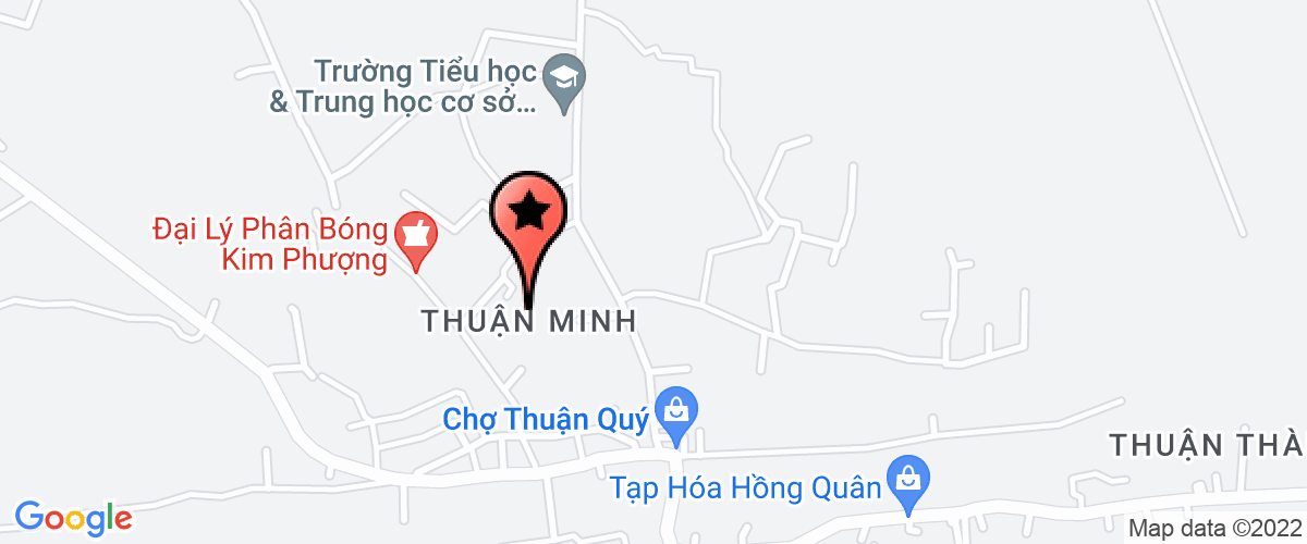 Bản đồ đến UBND Xã Thuận Qúy