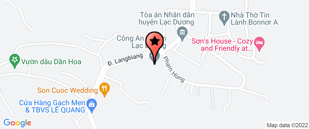 Map go to Vien Kiem Sat Nhan Dan Lac Duong District
