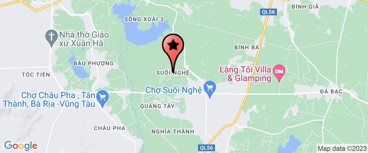 Map go to Van phong Giao Dich trach nhiem huu han Armajaro VietNam tai Ba Ria - Vung Tau Company