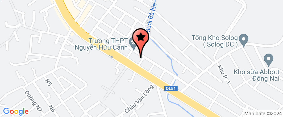 Map go to Song Tre Xanh Skill Training Company Limited