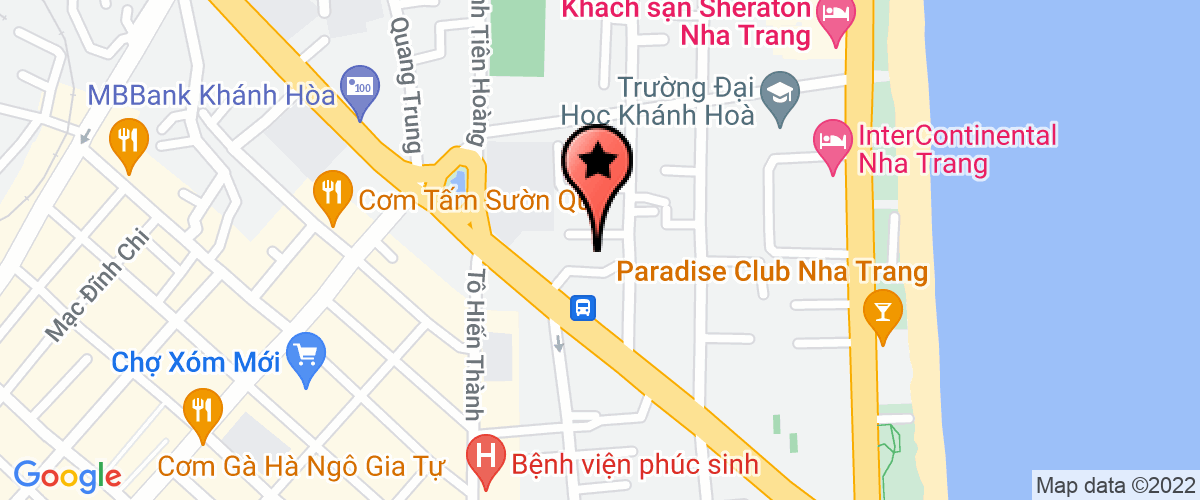 Map go to Phong y te thanh pho Nha Trang