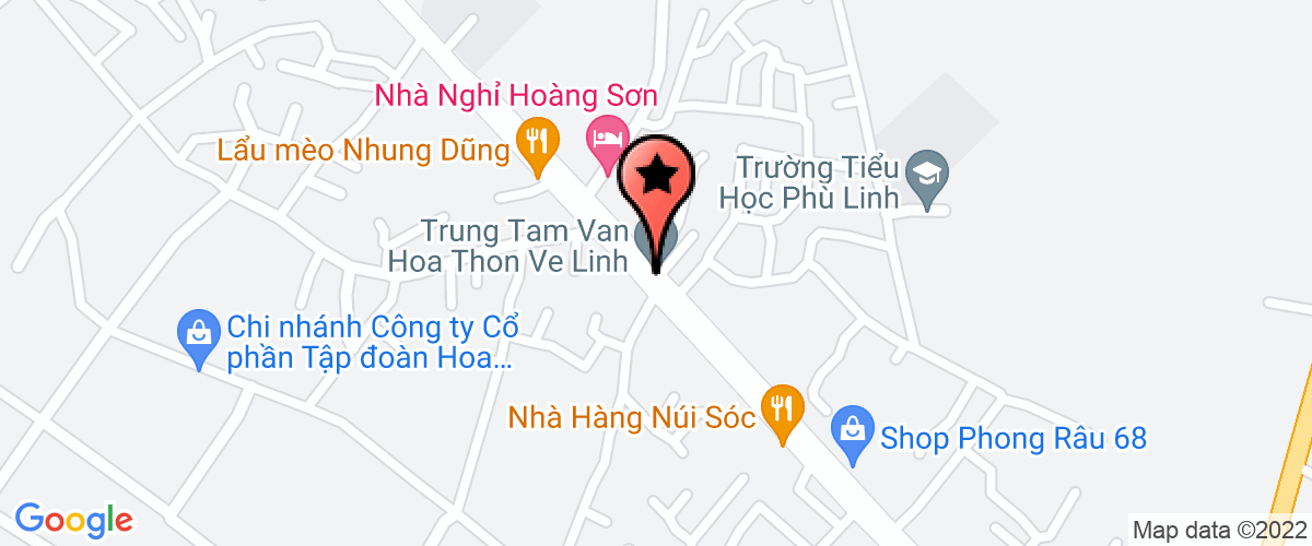 Map go to VIHANA-Thuong mai va du lich Company Limited