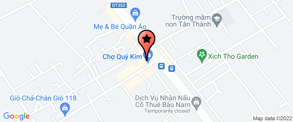 Map go to trach nhiem huu han Giang Thinh Company