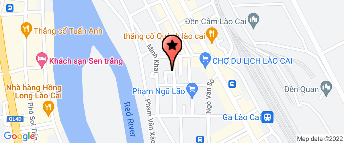 Map go to 1TV xuat nhap khau Hoa Mai Company Limited
