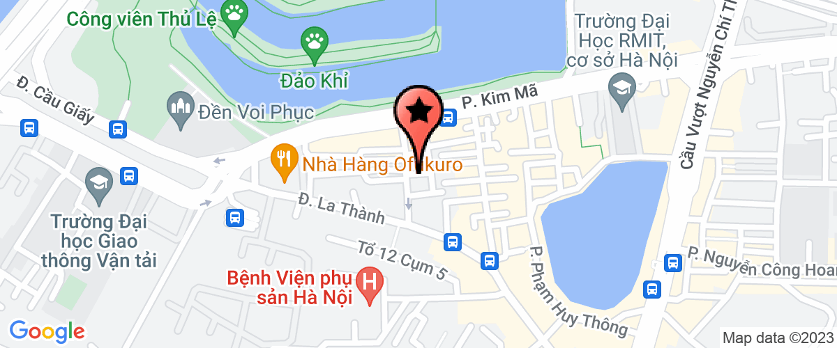 Map go to Quang Anh Investment and Trading Joint Stock Company