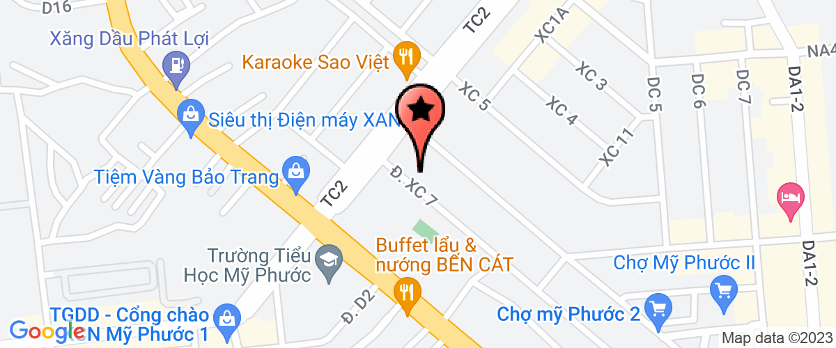 Map go to Dinh Dung Food Company Limited