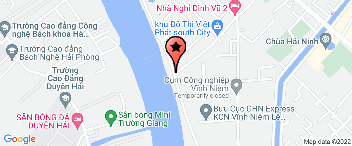 Map go to co phan xay dung Bac Hai Company